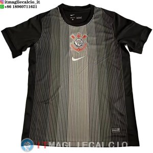 Thailandia Maglia Corinthians Paulista Portiere 2025/2026 Grigio Nero