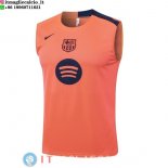 Senza Maniche Maglia Barcellona 2025/2026 Arancione Blu Senza Maniche Maglia Barcellona 2025/2026 Arancione Blu