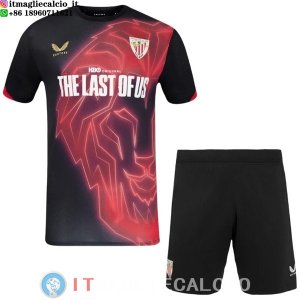 Maglia Bambino Athletic Bilbao Speciale 2025/2026 Nero Rosso