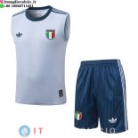 Senza Maniche Set Completo Maglia Italia 2026 Blu Luce