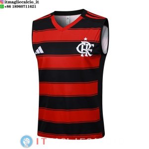 Senza Maniche Maglia Flamengo 2025/2026 Rosso Nero