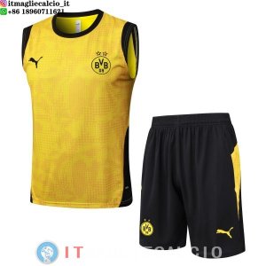 Senza Maniche Set Completo Maglia Borussia Dortmund 2026/2027 Giallo Nero