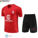 Formazione Set Completo Maglia AC Milan 2023/2024 Rosso Nero