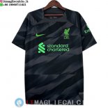 Thailandia Maglia Liverpool Prima Portiere 2023/2024 Nero Grigio