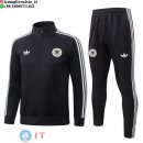 Giacca Full Zip e Pantaloni Allenamento Germania 2026 Nero I Bianco