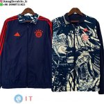 Giacca A Vento Bayern Monaco 23-24 Blu Navy Rosso