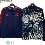 Giacca A Vento Bayern Monaco 23-24 Blu Navy Rosso