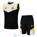 Senza Maniche Set Completo Maglia Borussia Dortmund 2022/2023 Giallo Nero