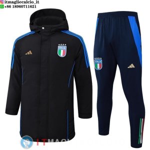 Giacca in Cotone Set Completo Italia 2025 Nero Blu