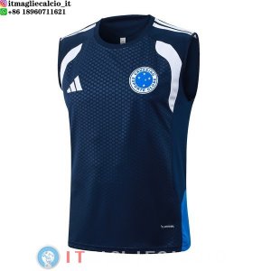 Senza Maniche Maglia Cruzeiro 2026/2027 Blu Navy