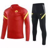 Giacca Set Completo AS Roma 20-21 Rosso Nero