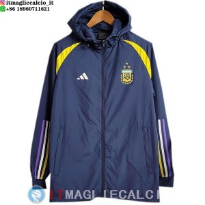 Giacca A Vento Argentina 2023 Blu Navy Giallo