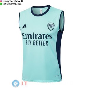 Senza Maniche Maglia Arsenal 2025/2026 Verde Luce
