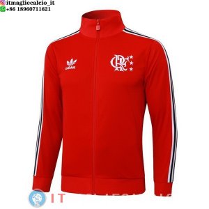 Giacca Lunga Zip Flamengo 2025/2026 Rosso
