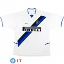 Reto Maglia Inter Milan Seconda 2002/2003 Bianco