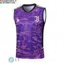 Senza Maniche Maglia Juventus 2023/2024 Purpureo