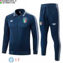 Giacca Set Completo Lunga Zip Bambino Italia 2026 Blu Navy