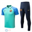 POLO Maglia Set Completo Barcellona 2022/2023 Verde