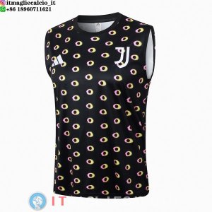 Senza Maniche Maglia Juventus 2024/2025 Nero Bianco