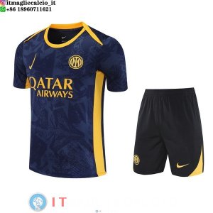 Formazione Set Completo Maglia Inter Milan 2025/2026 Blu Giallo