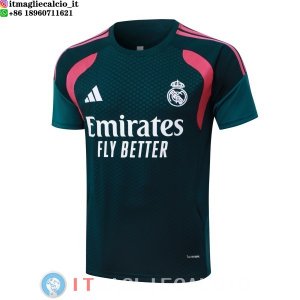 Formazione Maglia Real Madrid 2026/2027 Verde Navy Rosa