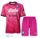 Maglia Bambino Napoli Portiere 2022/2023 Rosa