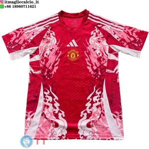 Thailandia Maglia Manchester United Speciale 2025/2026 Rosso Rosa