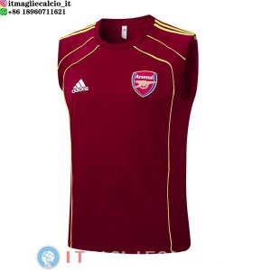 Senza Maniche Maglia Arsenal 2025/2026 Borgogna