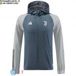 Giacca A Vento Juventus 2023/2024 Blu Grigio