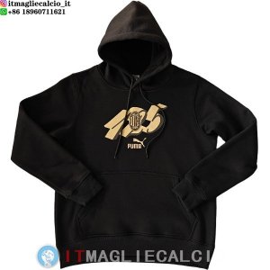 Giacca Felpa Cappuccio AC Milan 25-26 Nero Giallo
