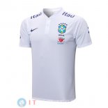 POLO Maglia Brasile 2022 Bianco