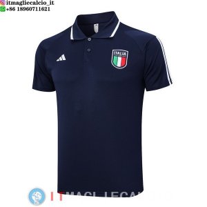 POLO Maglia Italia 2023 Blu Navy