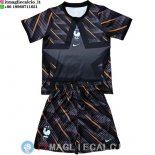 Maglia Set Completo Uomo Francia Portiere 2026 Nero Maglia Set Completo Uomo Francia Portiere 2026 Nero