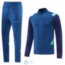 Giacca Set Completo Lunga Zip Nike 22-23 Blu
