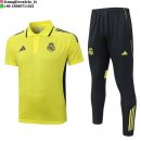 POLO Maglia Set Completo Real Madrid 2025/2026 Giallo Nero