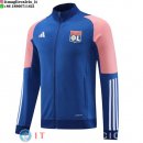 Giacca Lunga Zip Lyon 2023/2024 Blu Rosa