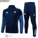 Giacca Set Completo Lunga Zip Al-Nassr 25-26 Blu Navy