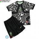 Maglia Bambino Brasile Portiere 2026 Grigio