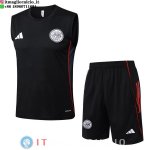 Senza Maniche Set Completo Maglia Ajax 2025/2026 Nero Senza Maniche Set Completo Maglia Ajax 2025/2026 Nero