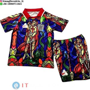 Maglia Bambino Inghilterra Speciale 2026 Rosso Blu