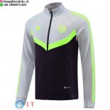 Giacca Lunga Zip Bayern Monaco 24-25 Grigio Purpureo