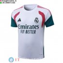 Formazione Maglia Real Madrid 2026/2027 Bianco Rosa Verde
