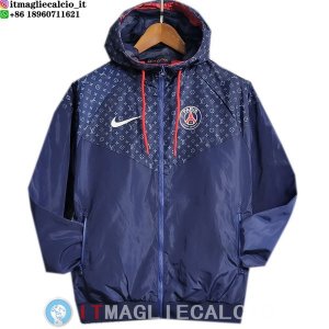 Giacca A Vento PSG 2023/2024 Blu Navy