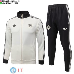 Giacca Full Zip e Pantaloni Allenamento Germania 2026 Giallo Nero