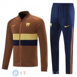 Giacca Set Completo Pumas Uuam 21-22 Marrone