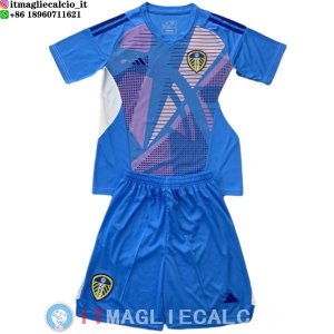 Maglia Bambino Leeds United Portiere 2024/2025 Blu