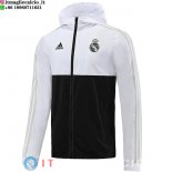 Giacca A Vento Real Madrid 2023/2024 Bianco Nero
