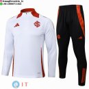 Felpa Da Allenamento Set Completo Internacional 25-26 Bianco Nero