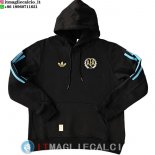 Felpa con Cappuccio Argentina 2026 Nero