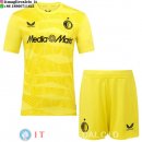 Maglia Set Completo Uomo Feyenoord Rotterdam Portiere 2025/2026 Giallo